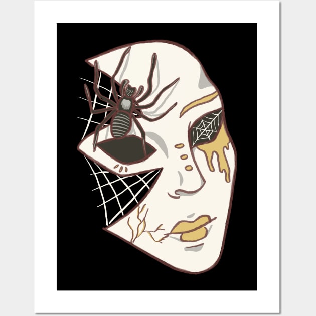 Masquerade Mask Wall Art by danyellysdoodles